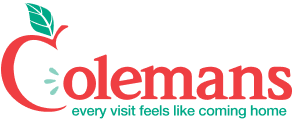A theme logo of Colemans