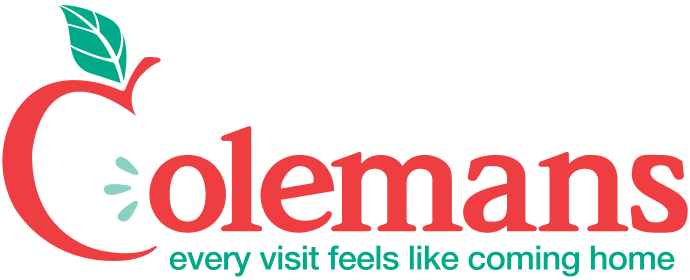 A theme logo of Colemans
